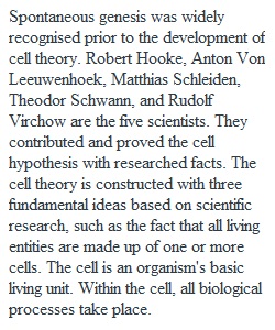 Cell theory